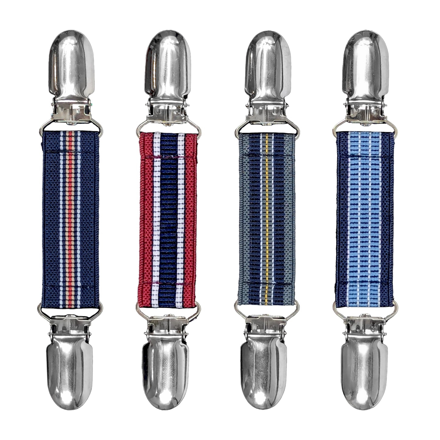 Glove Clips (4-Pack) (20mm, Academic Athletic Stripe-4pcs)
