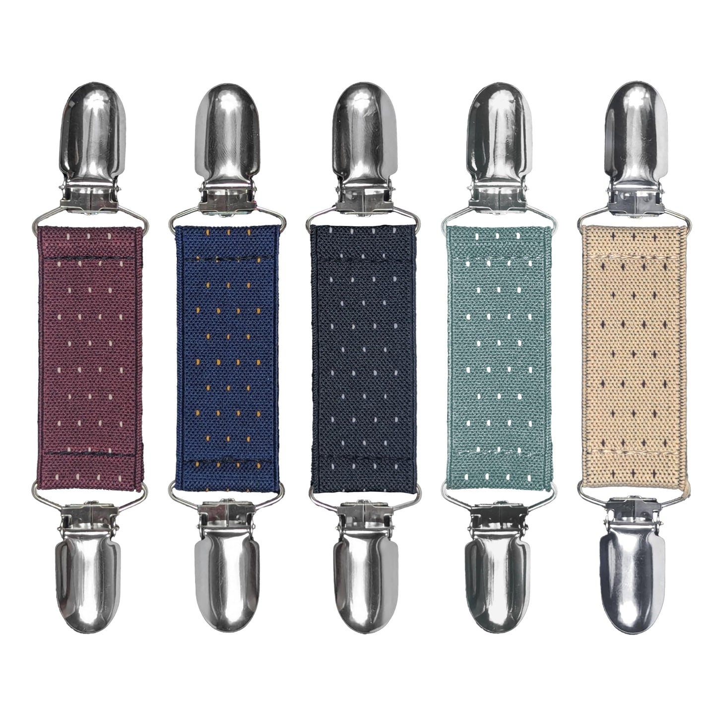 Glove Clips (5-Pack) (Small Polka Dots Speckled-5pcs, 1 inch)