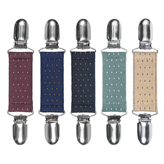 Glove Clips (5-Pack) (Small Polka Dots Speckled-5pcs, 1 inch)