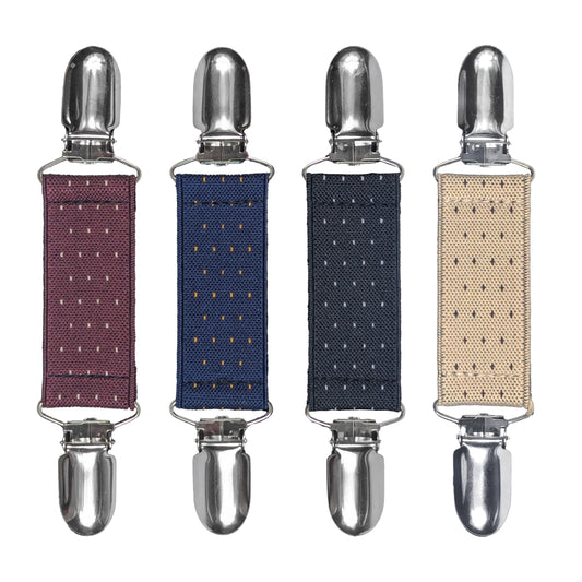 Glove Clips (4-Pack) (Small Polka Dots Speckled-4pcs, 1 inch)