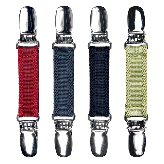 Glove Clips (4-Pack) (Textured Edge-4pcs, 5/8 inch)