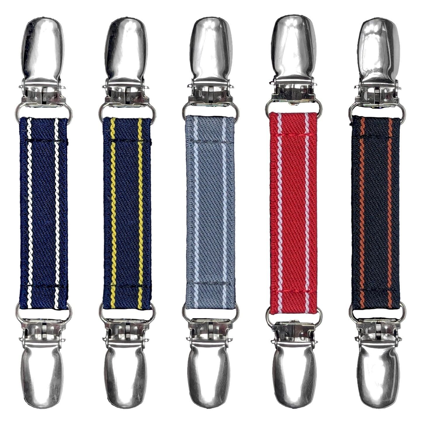 Glove Clips (5-Pack) (Dual Stripe Series-5pcs, 5/8 inch)