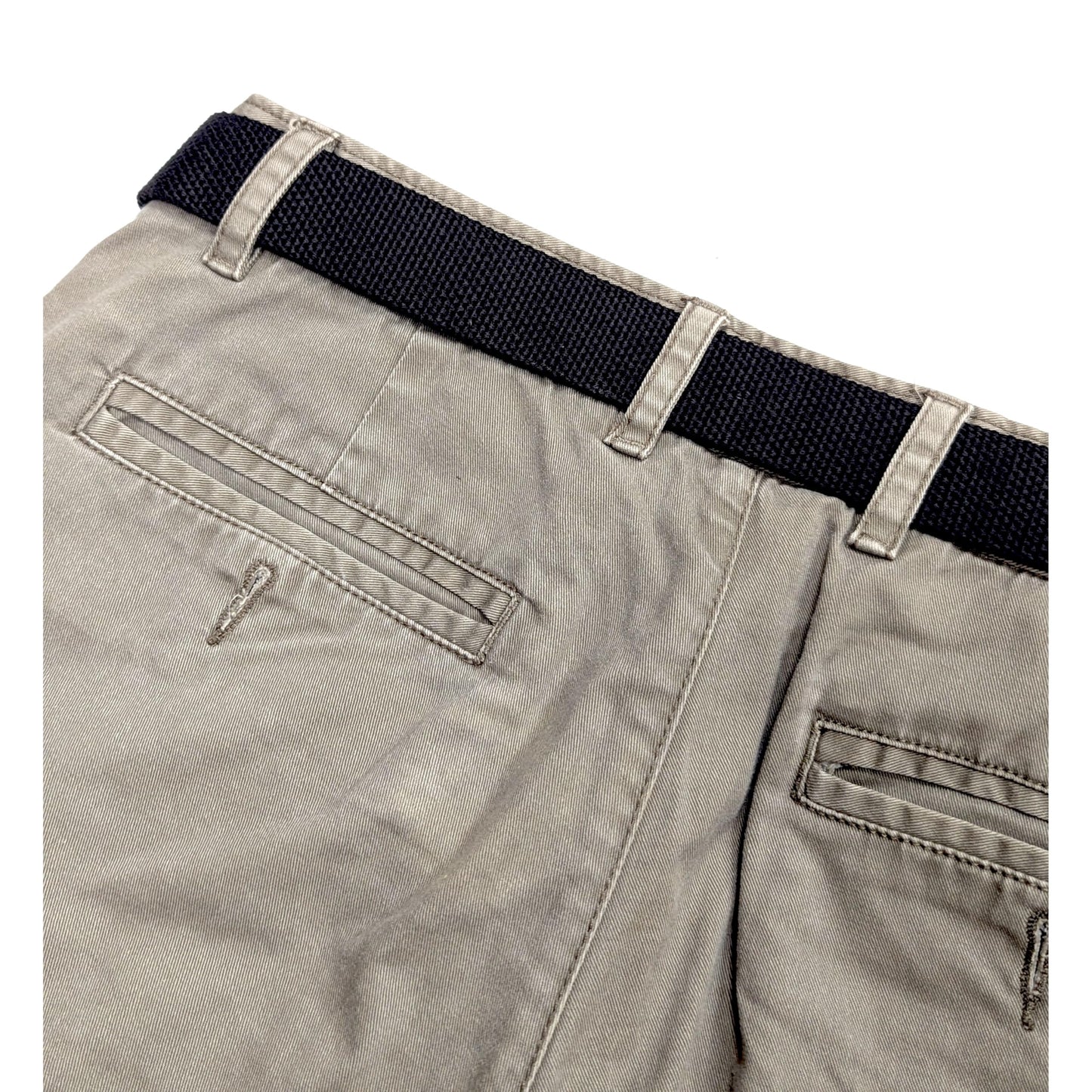 Canvas Web Belt - Chrome Buckle (Black)
