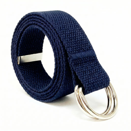 Canvas D-Ring Belt 1¼" (Navy)