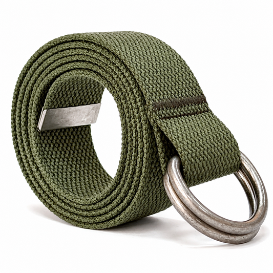 Canvas D-Ring Belt 1½" (Armygreen)