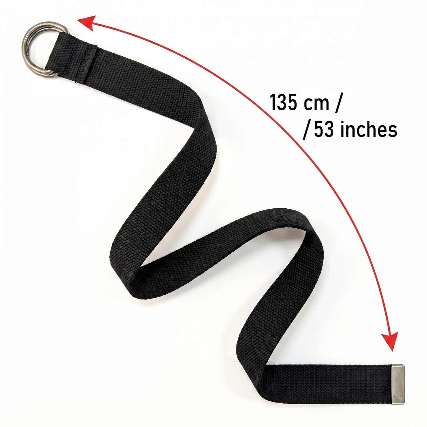 Canvas D-Ring Belt 1½" (Black)