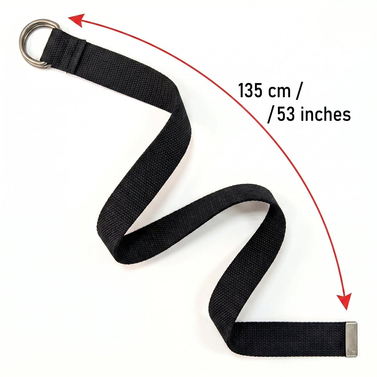 Canvas D-Ring Belt 1½" (Double Navy Khaki-Navy White Red)