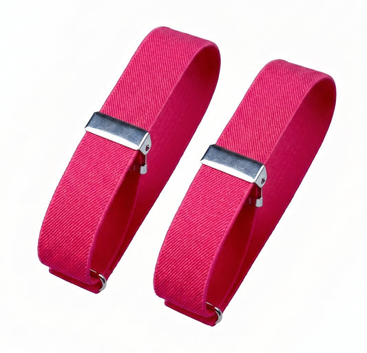 Classic Sleeve Garters (Peach, 1 inch)