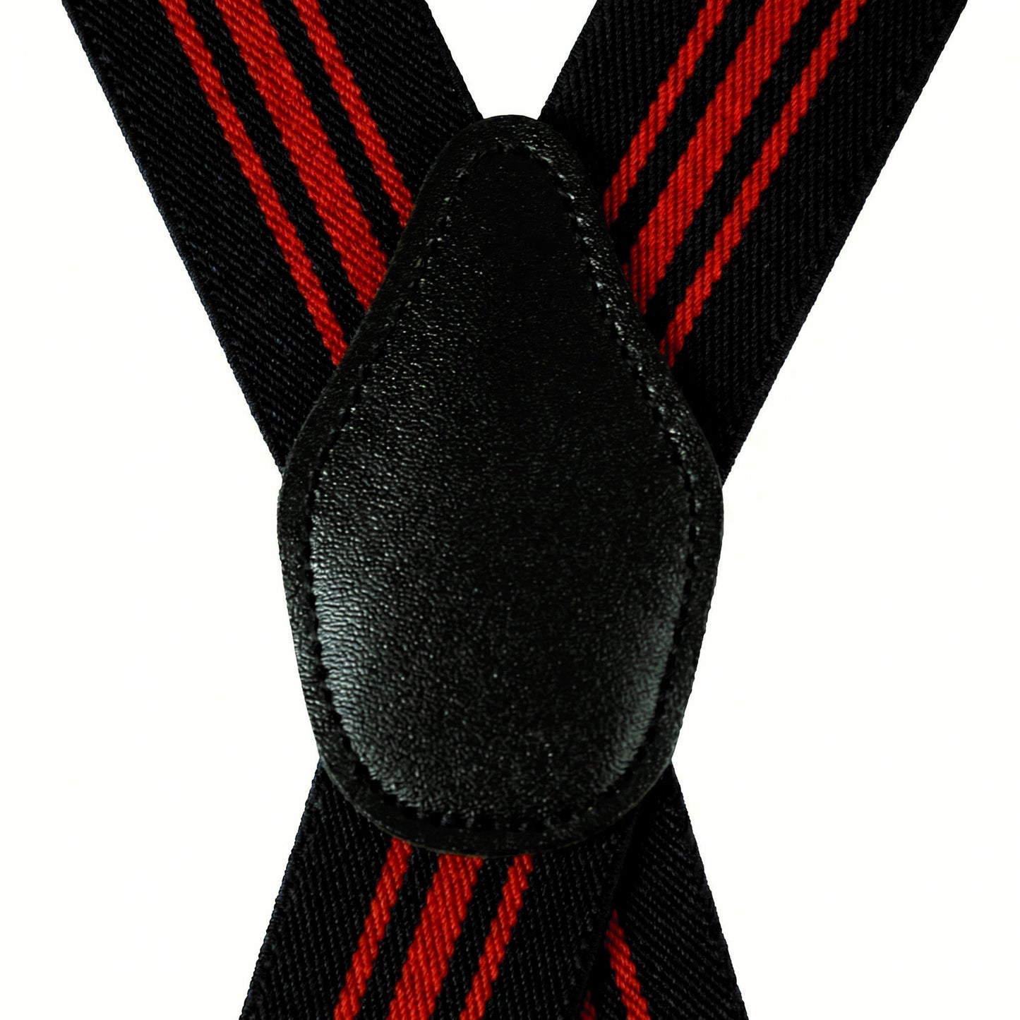 X-Back Suspenders Black 3 Red - Back