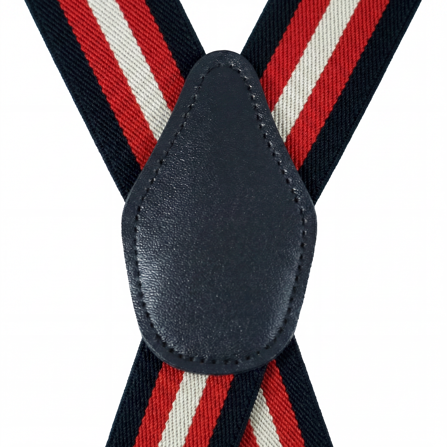 X-Back Suspenders 1¼" (Black Red Khaki)