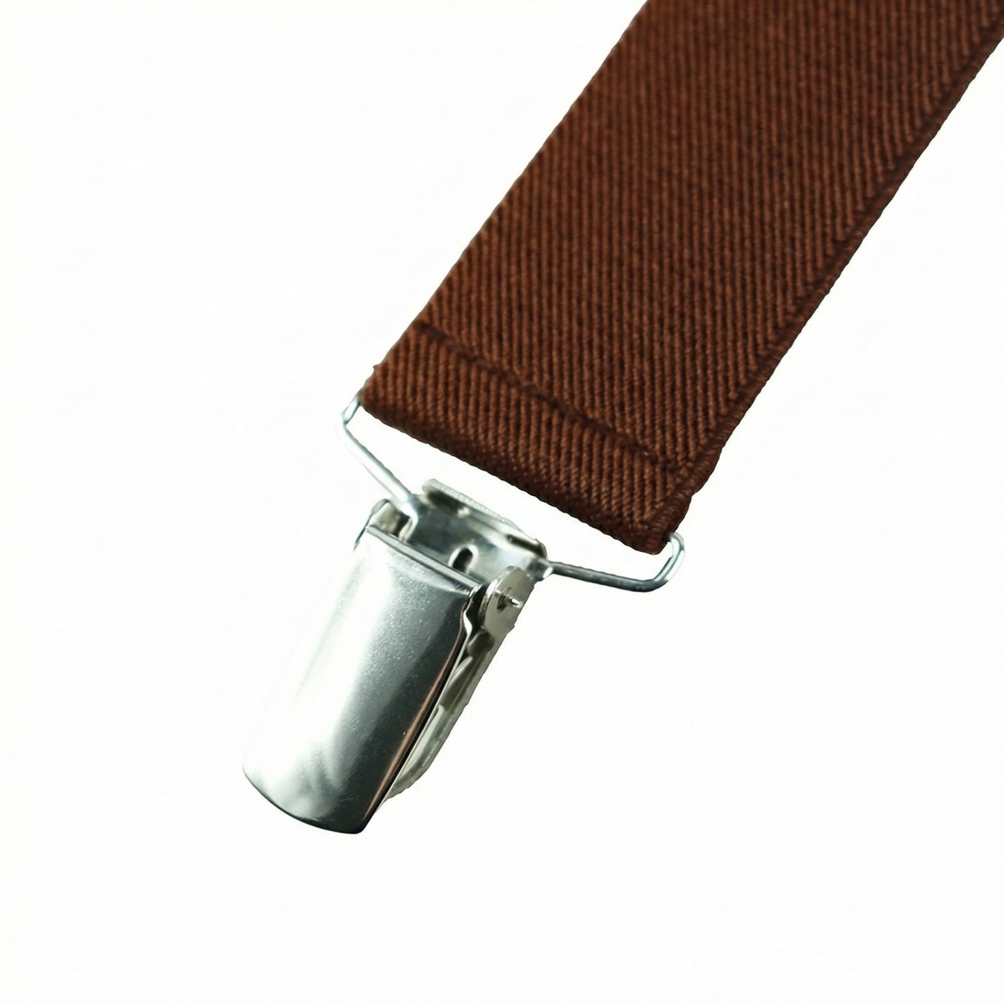 X-Back Suspenders BRN - Clip Closed