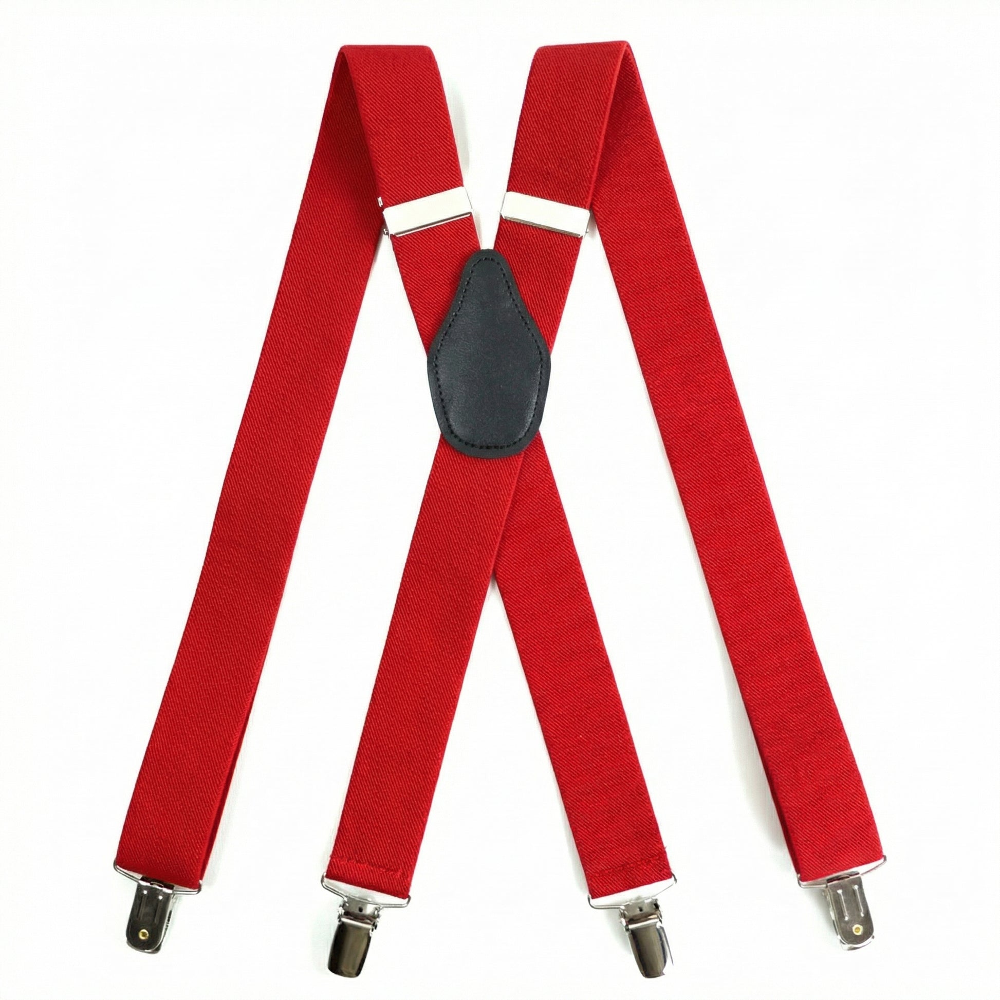 X-Back Suspenders Red - Main