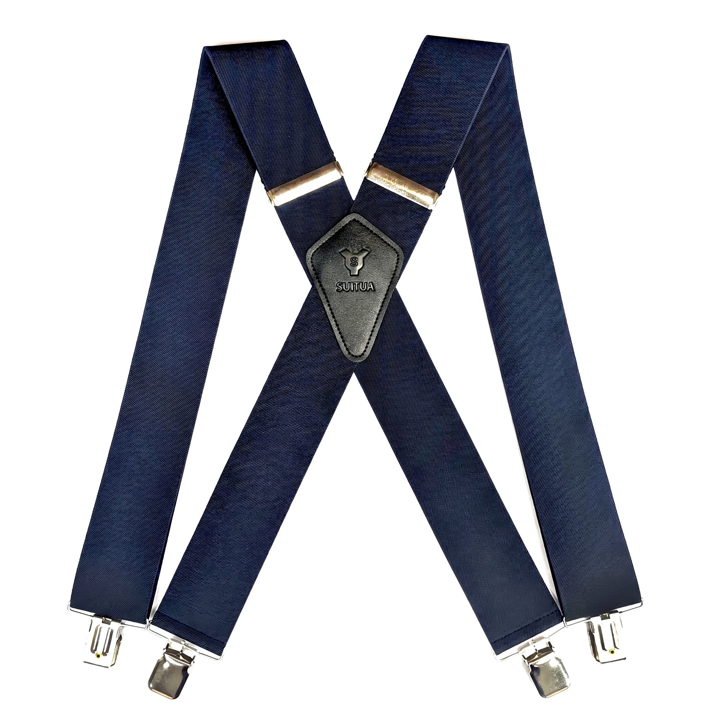 Heavy Duty X-Back Suspenders 2" (Navy)